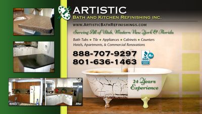 Artistic Bath Kitchen Refinishing Sandy Ut